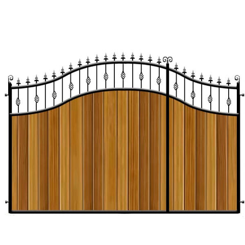 Aberdeen 3/4 Split Driveway Gate from