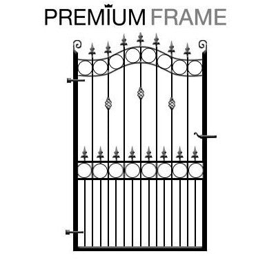 The Goldsworth Garden Gate. A truly stunning design using our premium frame system.