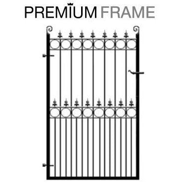 Arundel Metal Garden Gate. Premium frame, made to measure in the UK