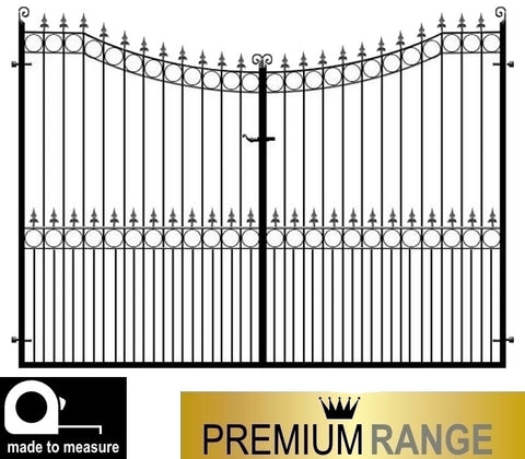 Wrought Iron Estate Gates, the Hertfordshire. Premium range, made to measure and handcrafted in the UK.