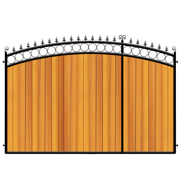 Bath 3/4 Split Driveway Gate from