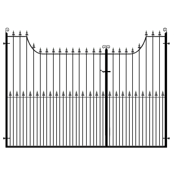 Chester 3/4 Split Driveway Gate from