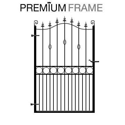 Farnham Garden Gate. Constructed using our premium frame system. Handcrafted in the UK to any width or height