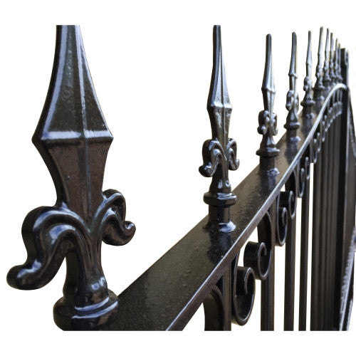 Close Up Francombe Estate Gate