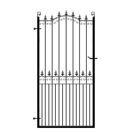 London wrought iron side gate