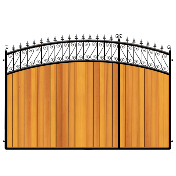 Oxford 3/4 Split Driveway Gate from