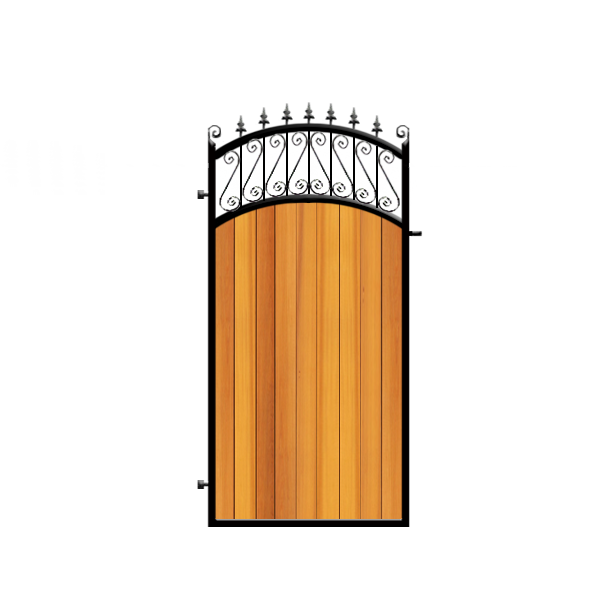 Hardwood side gate in oxford