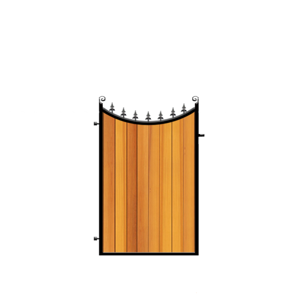 Cedar garden gate in portsmouth