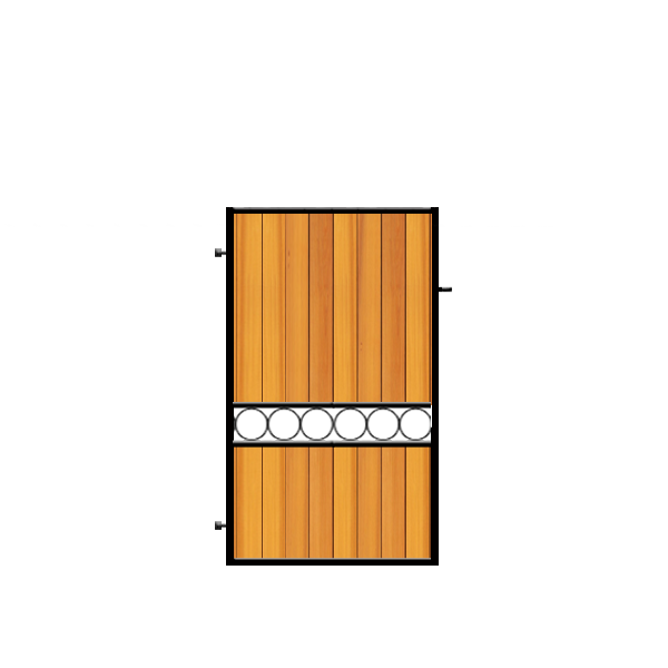Modern design garden gate