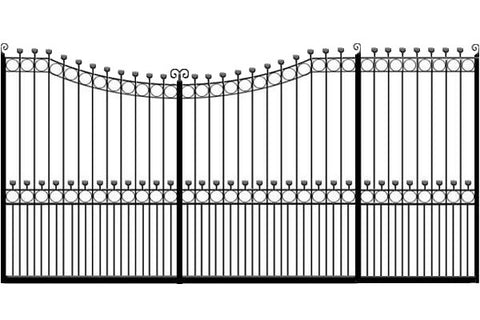 Metal Sliding Gates, the Hertfordshire. Made to measure in the UK to any width or height.