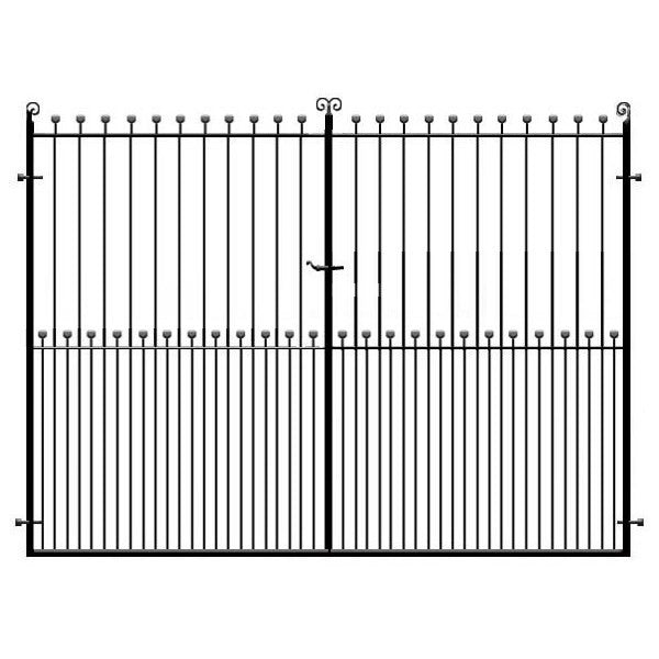 Darlington Estate Gate with Balls