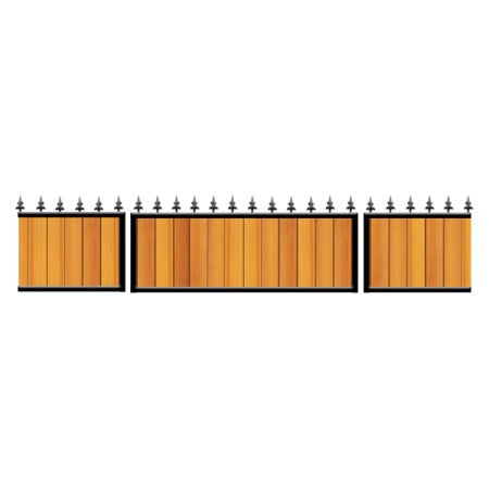 Middleton Metal Fence, Cedar